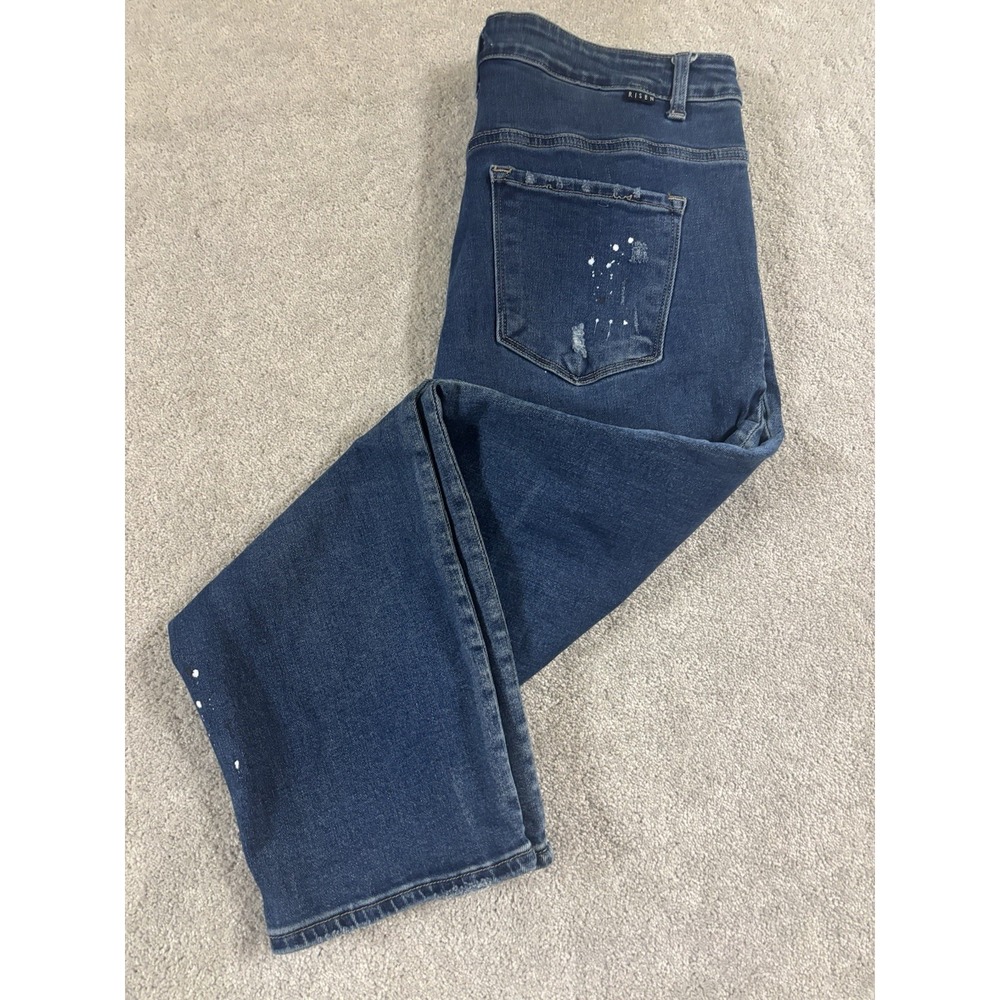 risen‎ jeans 2xl distressed girlfriend skinny